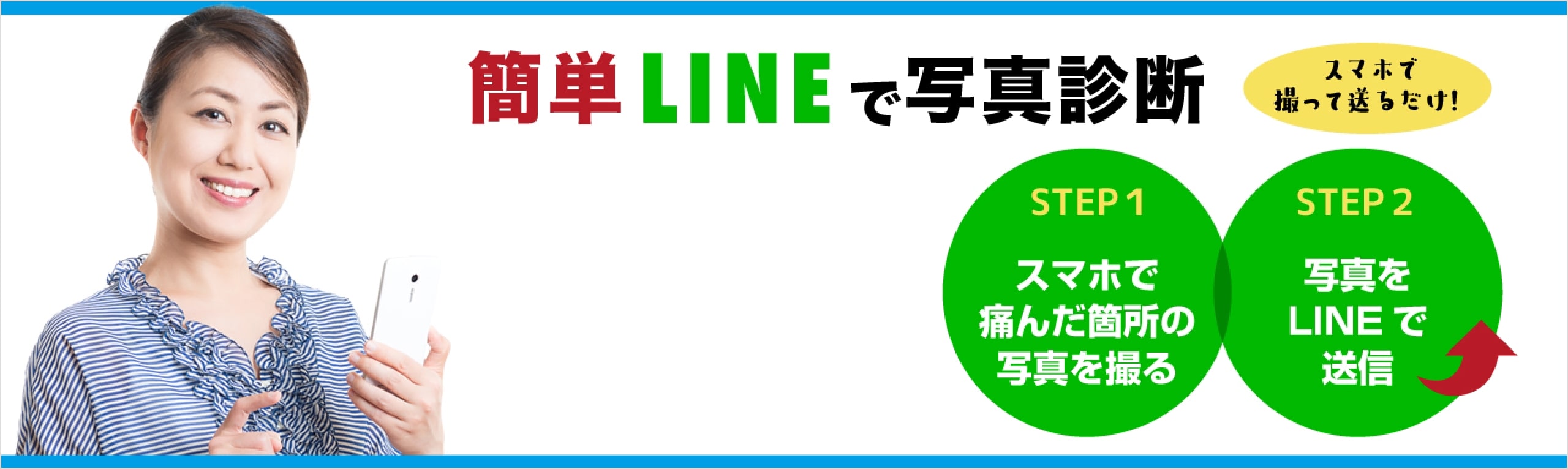 LINEで写真診断