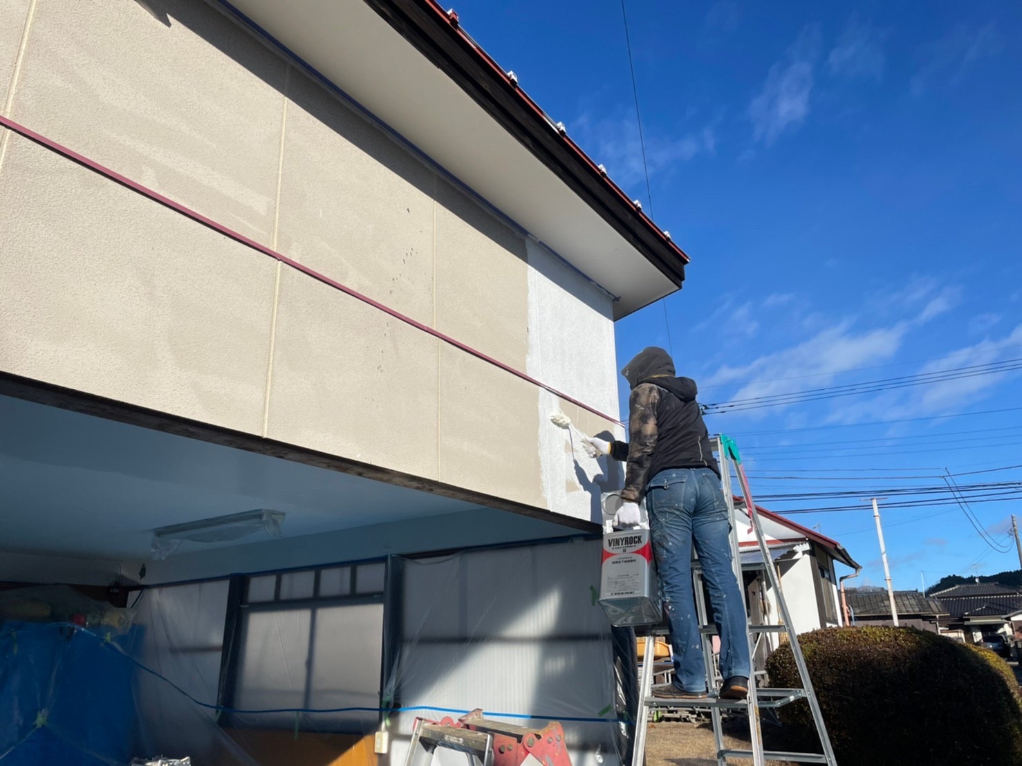 群馬県安中市M様　外壁・屋根・木部塗装　コーキング補修工事