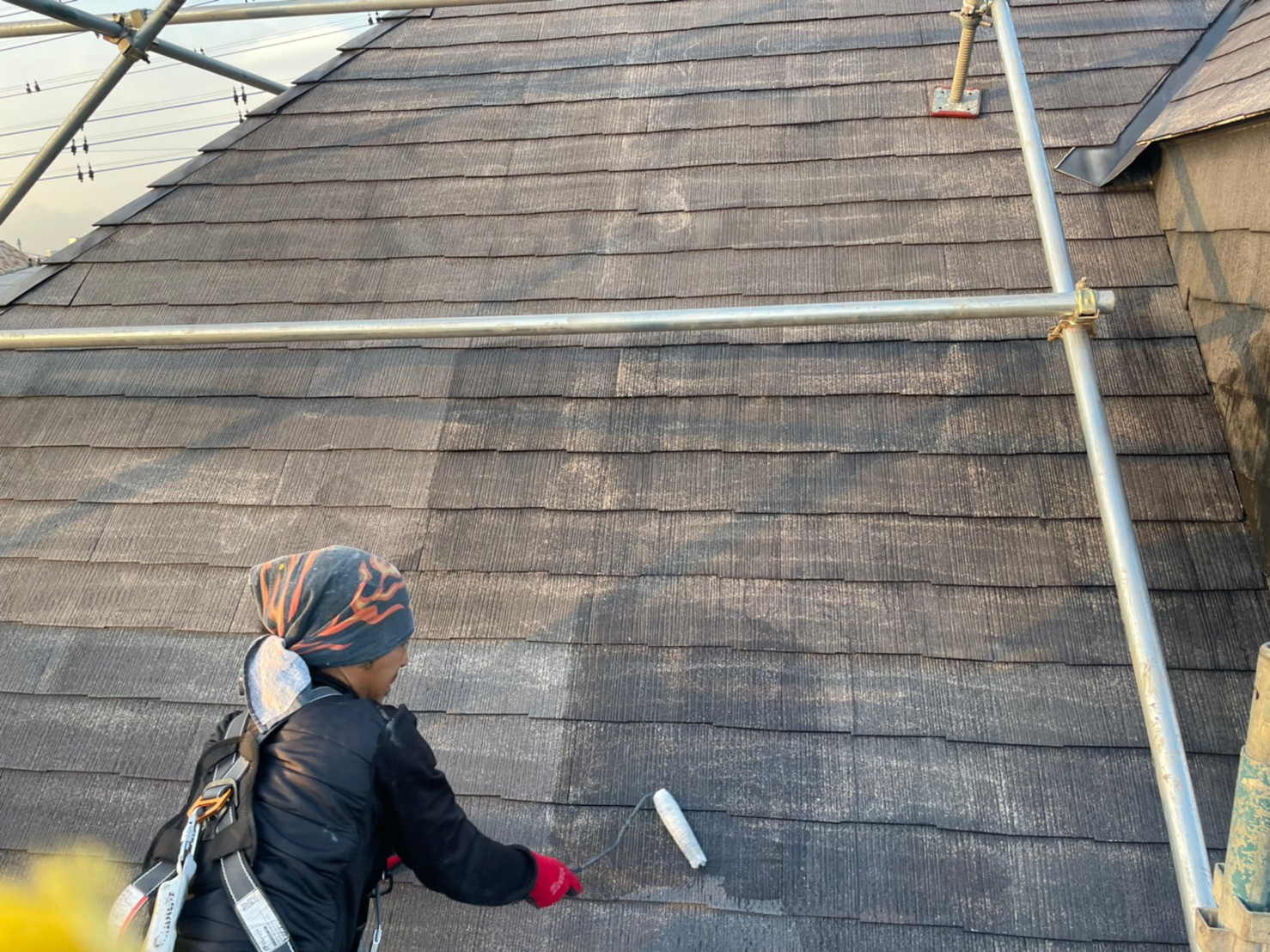 群馬県高崎市S建設様寮外壁屋根塗装工事